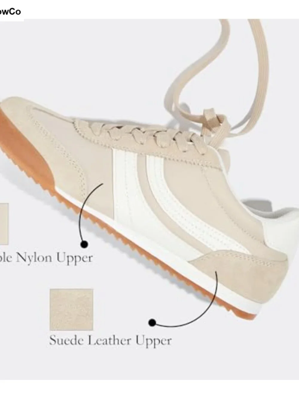 Women's Retro Thin Sole Fashion Sneakers Lightweight Lace Up Running Walking
